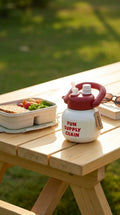 Fun Supply Chain Stainless Steel Sipper Bottle with Straw Lid – 600ml