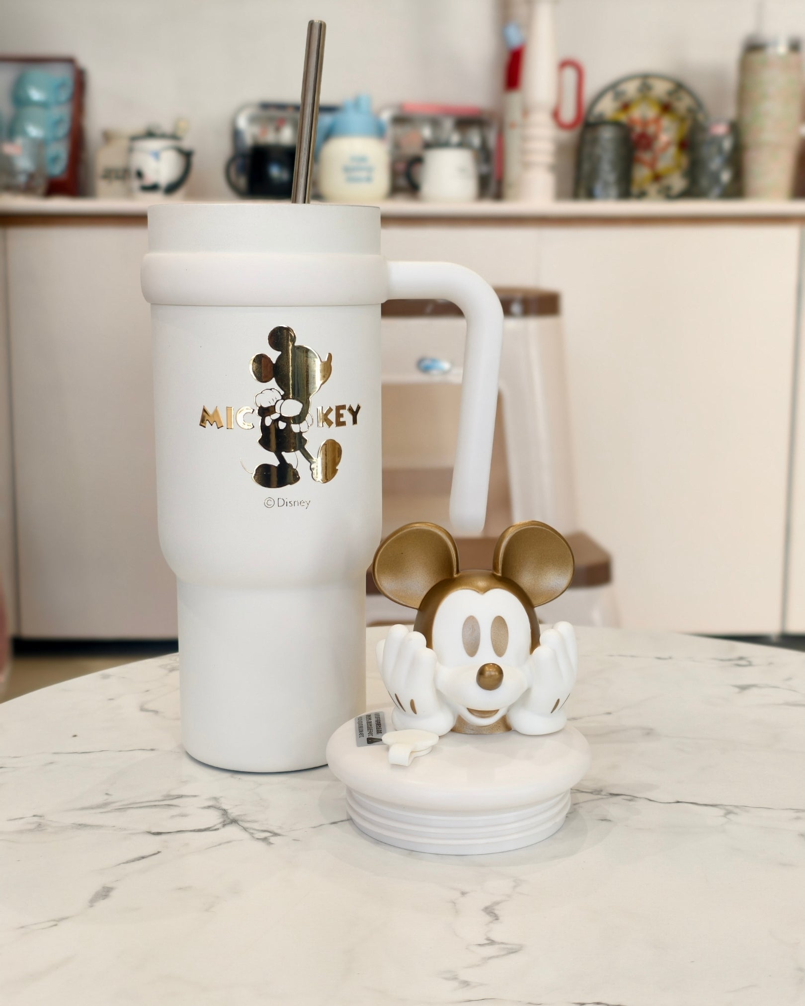 Character Sipper Tumbler with Handle and Straw – Insulated Kids Drinkware Mug