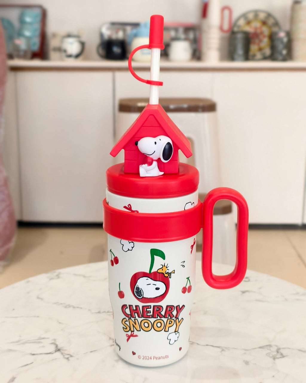 Kids Character Sipper Tumbler with Straw and Handle – Insulated Drinkware Mug