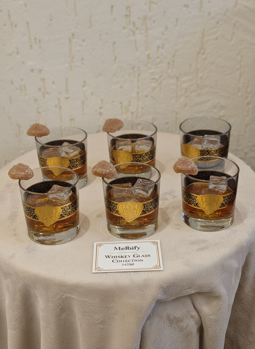 Elephant Shape Whisky Glass – Clear Tumbler 345ml