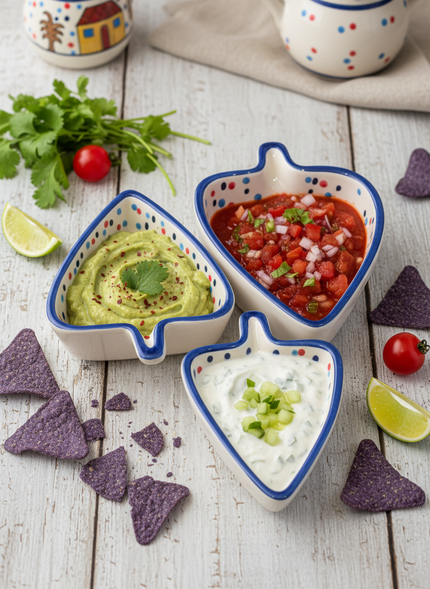 Multicolor Leaf-Shaped Ceramic Platters – Small (Set of 3)