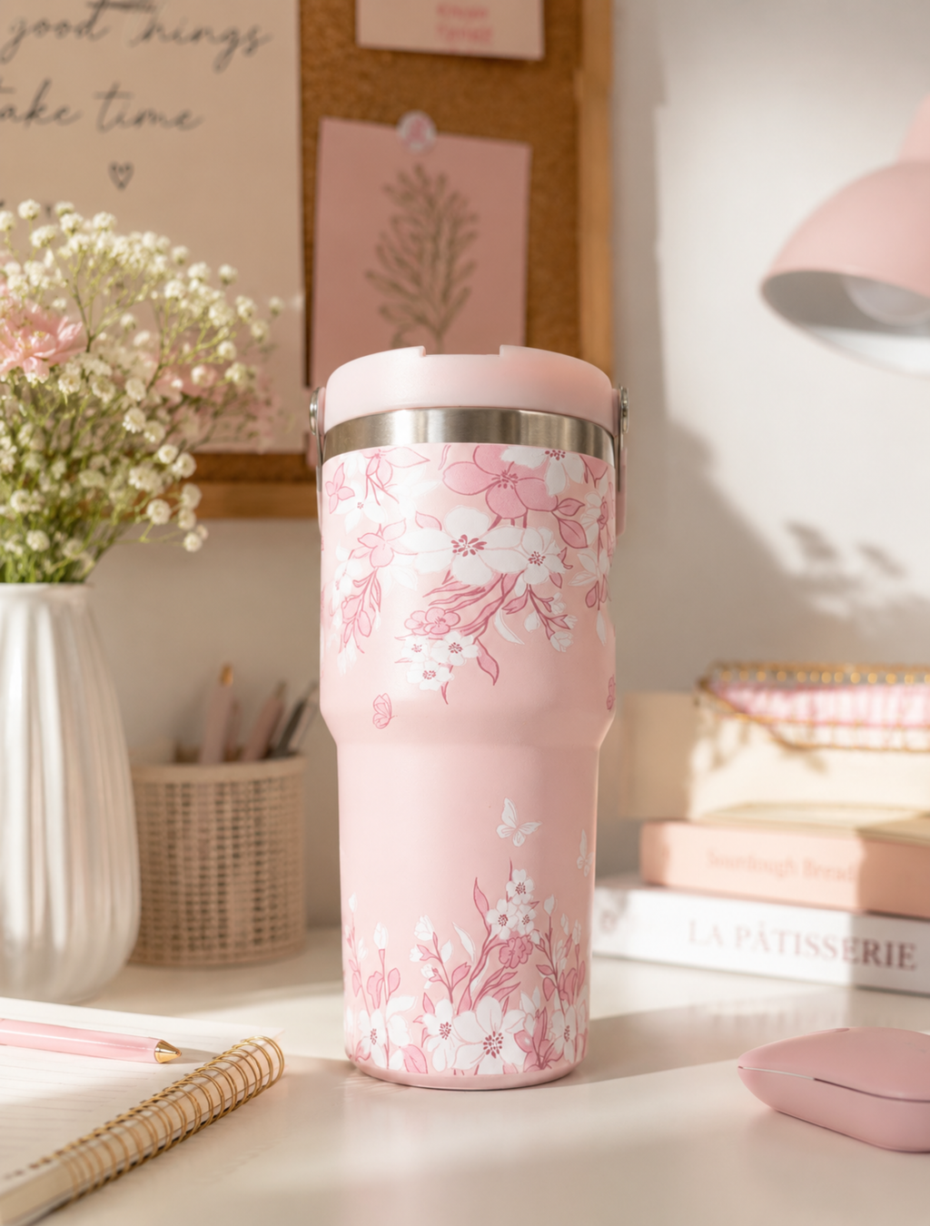 Floral Bloom Tumbler | 600 ML