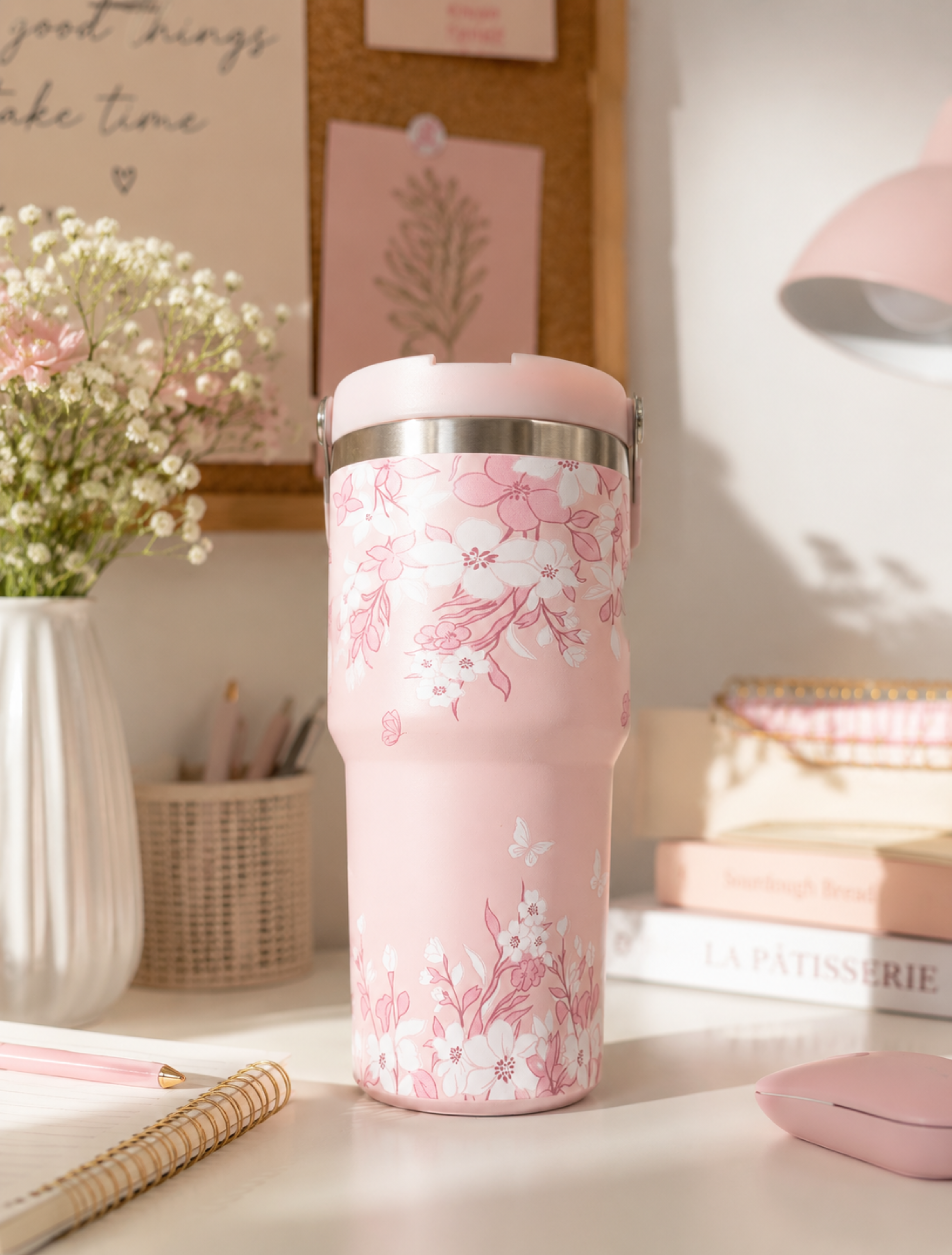 Floral Bloom Tumbler | 600 ML