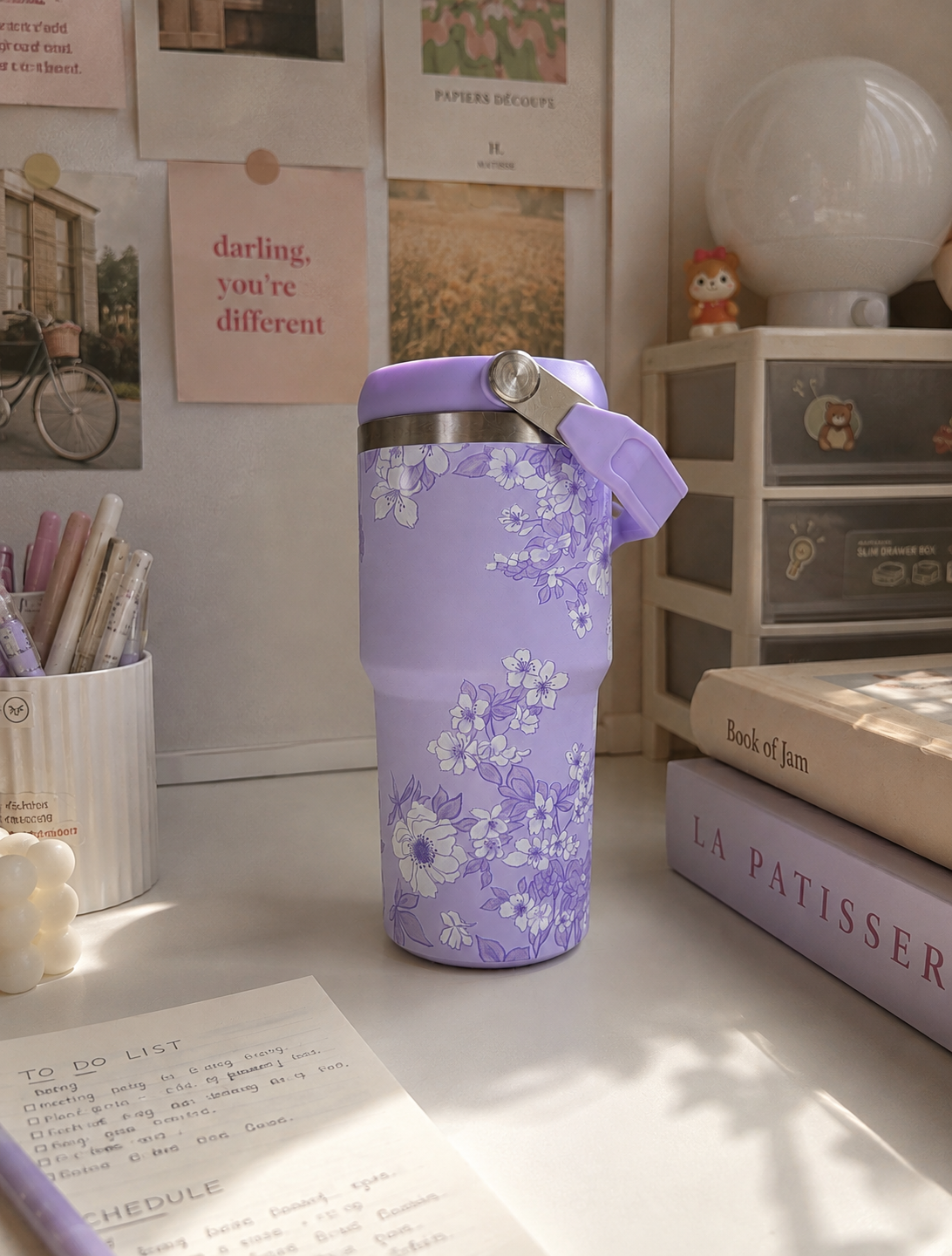 Floral Bloom Tumbler | 600 ML