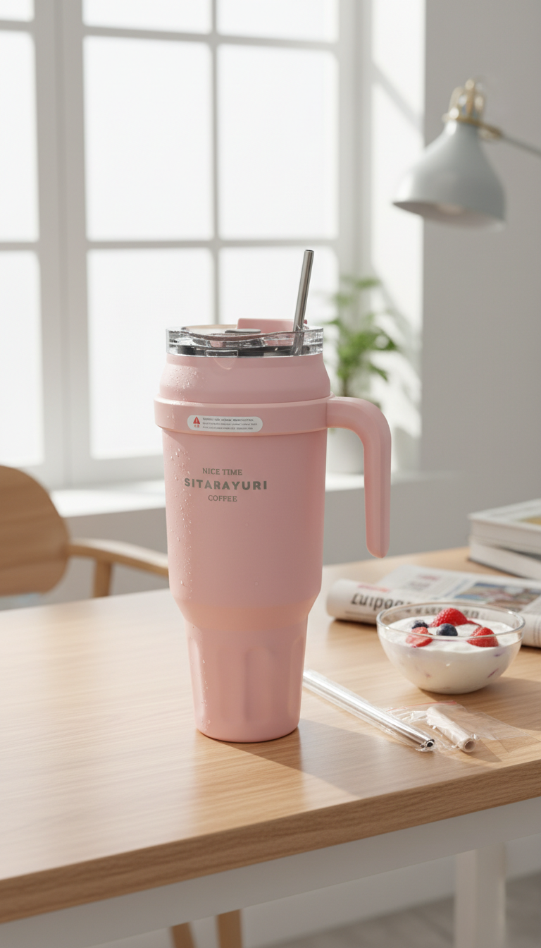 Sitarayuri Jumbo Insulated Tumbler with Handle – 1480ml