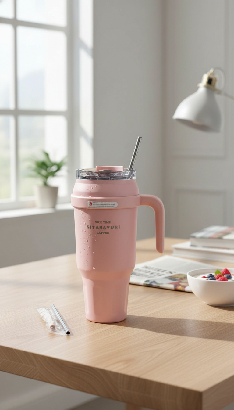 Sitarayuri Jumbo Insulated Tumbler with Handle – 1480ml