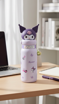 Kuromi Cartoon Vacuum Insulated Sipper Bottle with Character Lid – 400ml