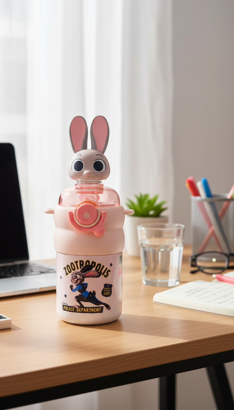 Zootropolis Judy Bunny Kids Sipper Bottle with Character Lid – 550ml