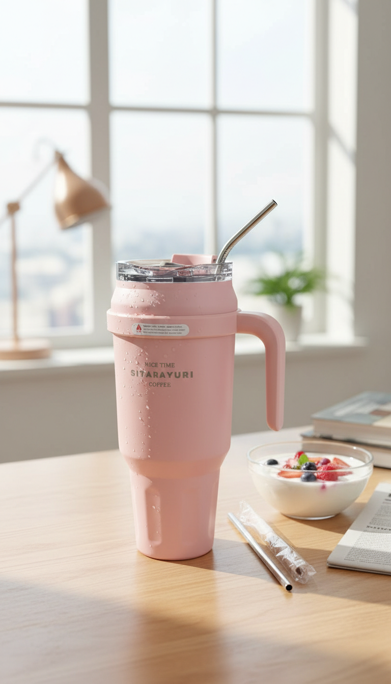 Sitarayuri Jumbo Insulated Tumbler with Handle – 1480ml