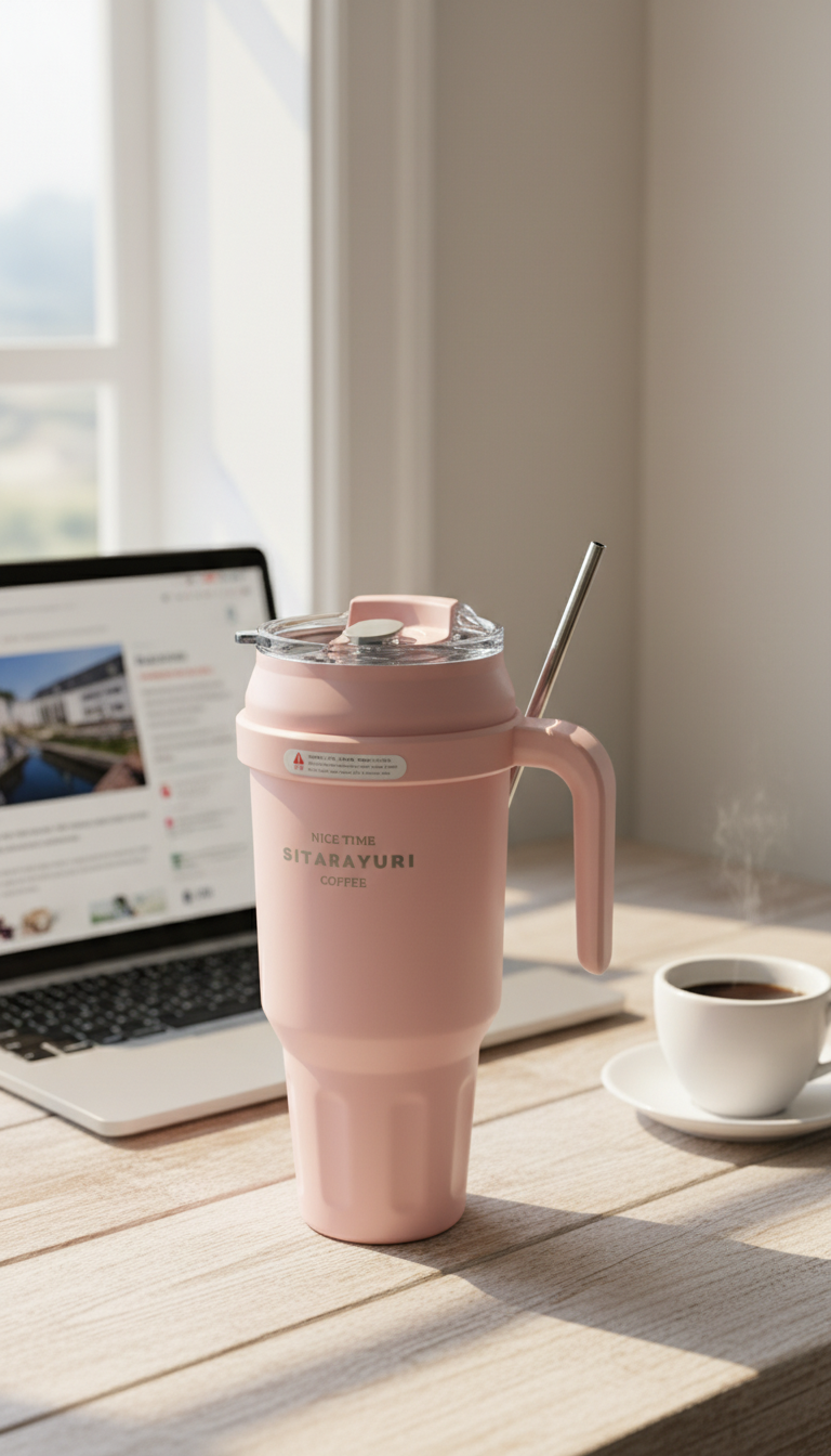 Sitarayuri Jumbo Insulated Tumbler with Handle – 1480ml