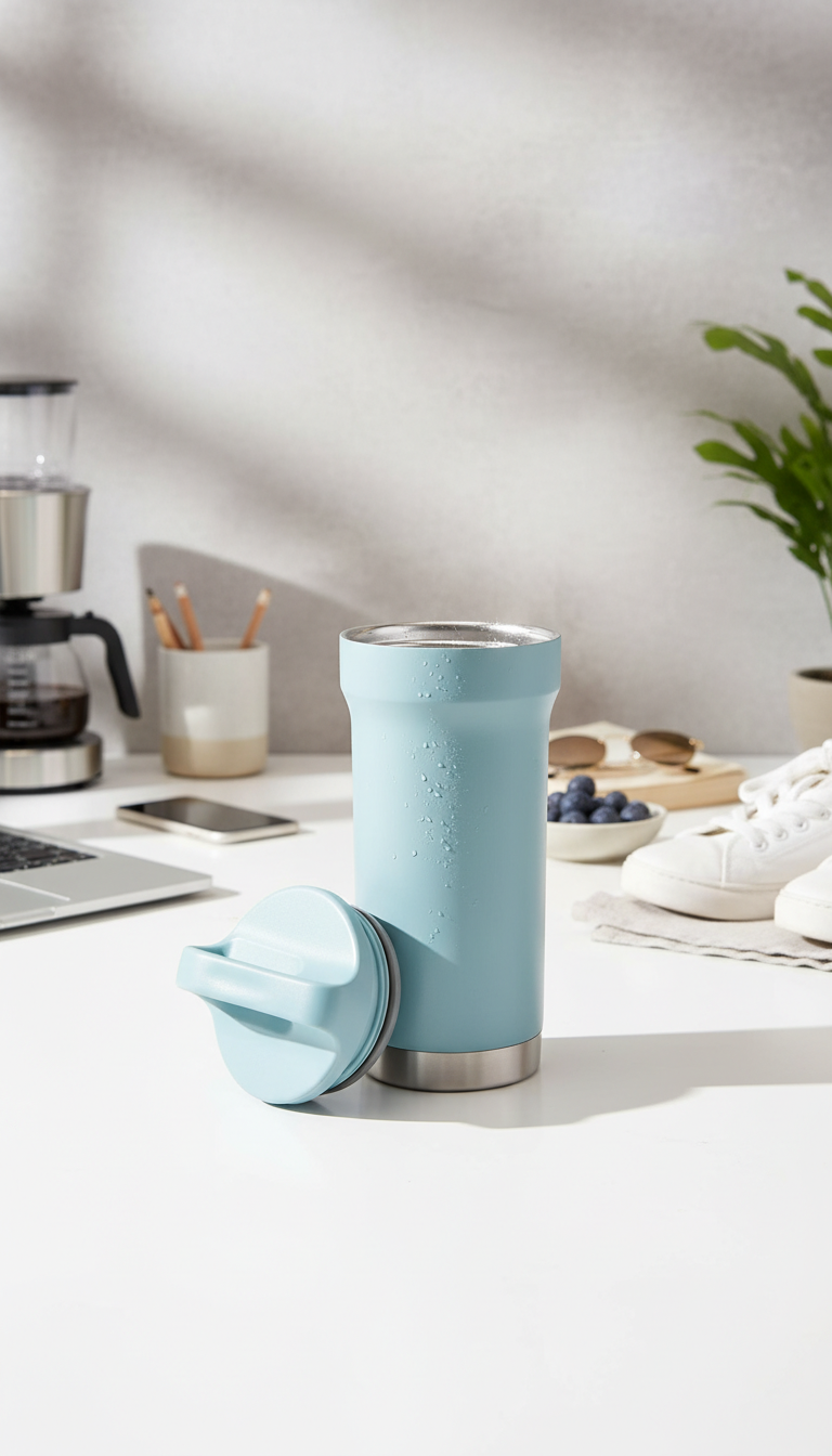 Sitarayuri Insulated Travel Tumbler with Secure Lid – 420ml