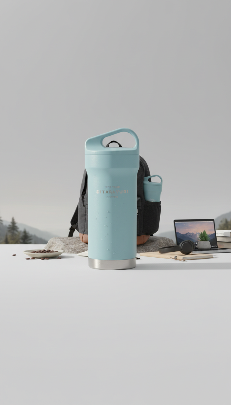 Sitarayuri Insulated Travel Tumbler with Secure Lid – 420ml