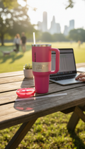 Stanley Quencher Insulated Tumbler with Handle & Straw – 1180ml